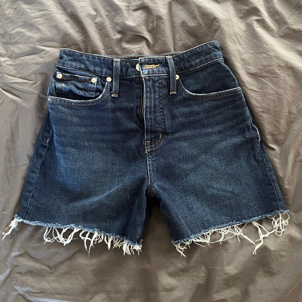 Madewell curvy high rise shorts